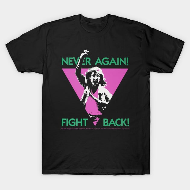 Never Again Gay LGBT Retro Vintage T-Shirt by WearingPride